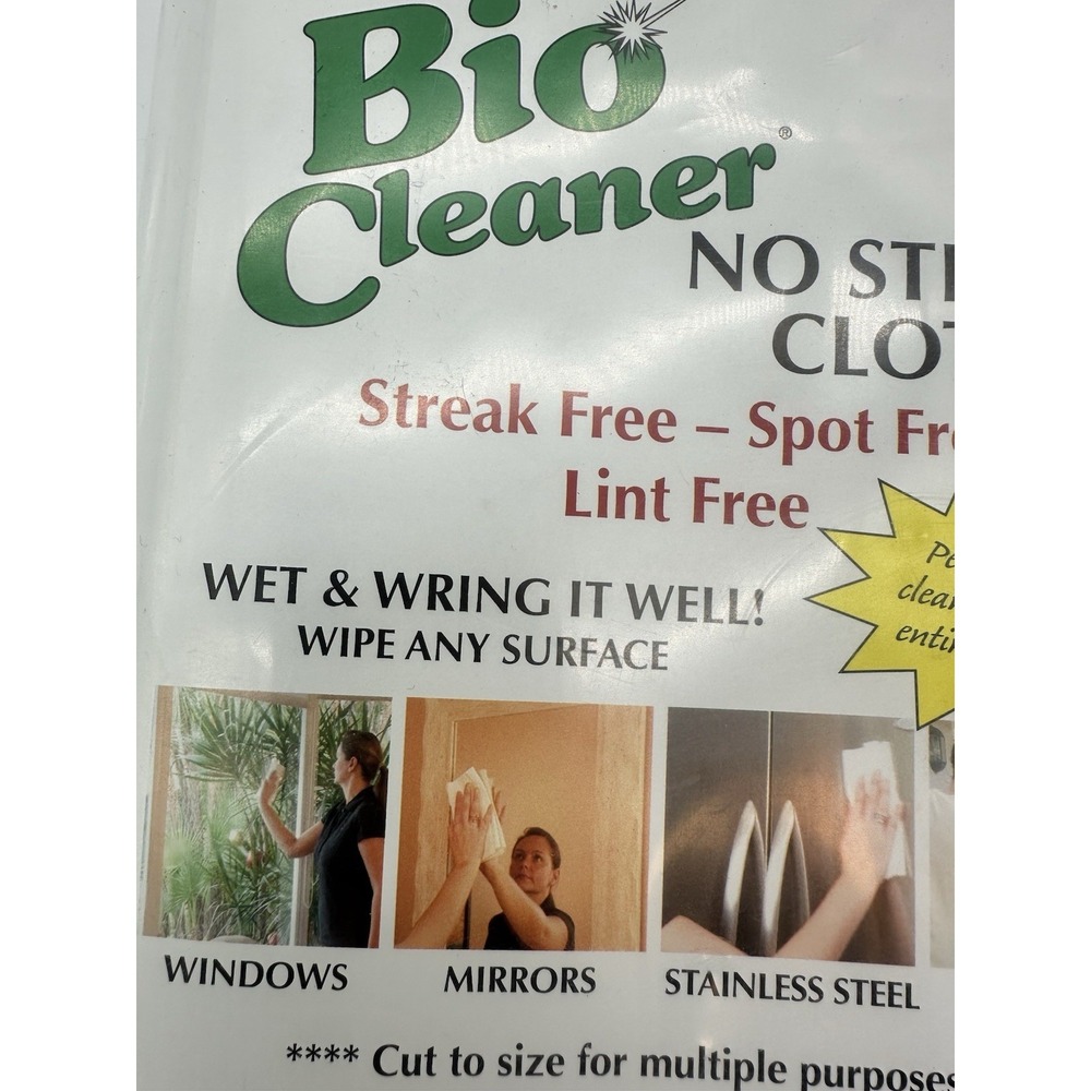 Bio Cleaner Multi Purpose Cleaner Citrus Super Size with No Streak Cloth 17.5oz - Picture 5 of 6